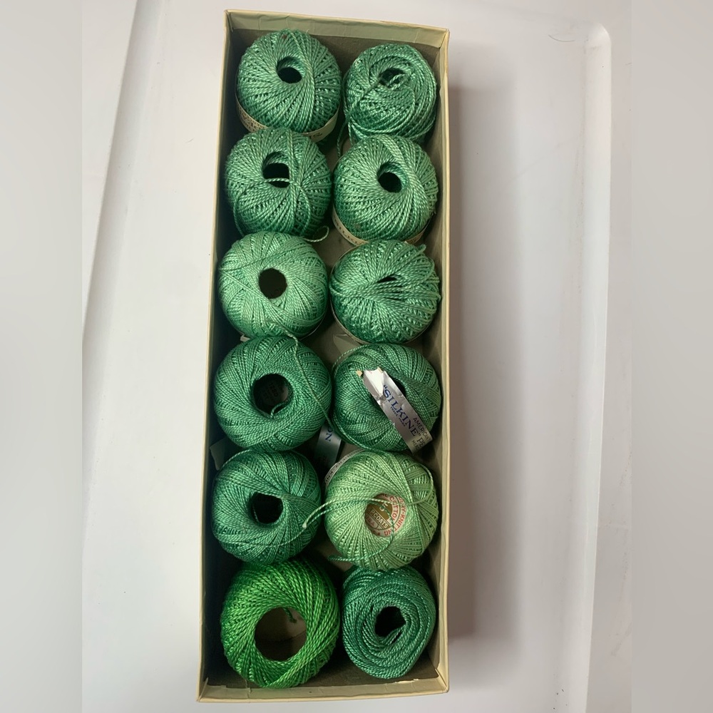 AmericanThread/J.&P.Coats cotton thread balls (set of 12) some new some partial
